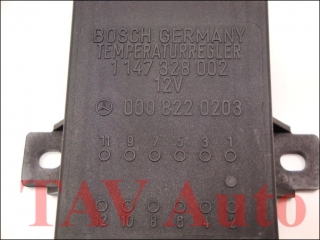 Heater temperature regulator Bosch 1-147-328-002 A 000-822-02-03 Mercedes W126 C126 R107
