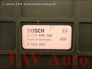 Steuergeraet Zuendung Saab 9000 7563067 Bosch 0227400104