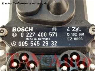 Steuergeraet Zuendung Mercedes A 0055452932 Bosch 0227400571 D102091 EZ0009 4 Zyl.