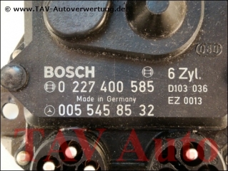 Steuergeraet Zuendung Mercedes A 0055458532 Bosch 0227400585 D103036 EZ0013 6 Zyl.
