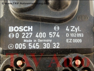 Steuergeraet Zuendung Mercedes A 0055453032 Bosch 0227400574 D102093 EZ0009 4 Zyl.