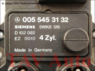 Steuergeraet Zuendung Mercedes A 0055453132 Siemens 5WK6128 D102092 EZ0010 4 Zyl.