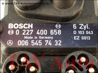 Steuergeraet Zuendung Mercedes-Benz A 0065457432 Bosch 0227400658 D103043 EZ0013 6 Zyl.