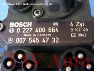 Steuergeraet Zuendung Mercedes A 0075454732 Bosch 0227400664 D102129 EZ0042 4 Zyl.