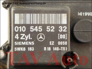 Ignition control unit Mercedes A 010-545-52-32 [00] Siemens 5WK6-183 R18-140-TR1 EZ-0058 4-Zyl.
