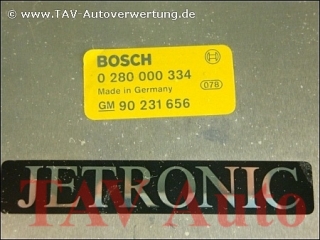 Motor-Steuergeraet Bosch 0280000334 GM 90231656 Opel Ascona Kadett Rekord
