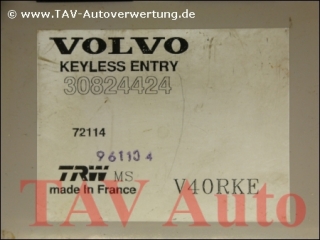 Steuergeraet Keyless Entry Volvo 30824424 72114 TRW V40RKE S40 V40