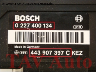 Klopfsensor-Steuergeraet Audi 443907397C KEZ Bosch 0227400134