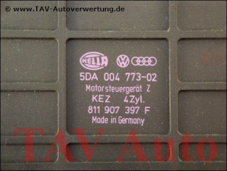 Klopfsensor-Steuergeraet Audi VW 811907397F KEZ Hella 5DA004773-02