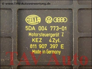 Klopfsensor-Steuergeraet VW 811907397E Hella 5DA004773-01