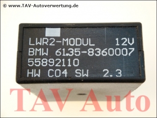 LWR2-Modul BMW 61-35-8-360-007 55892110 HW-C04 SW-2.3 headlight range control