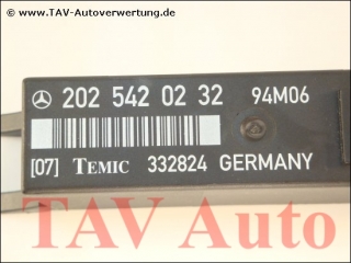 Lamp control unit Mercedes A 202-542-02-32 [07] Temic 332824