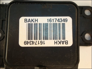Knock limit sensor module Opel 16-174-349 884349 BAKH 12-08-073