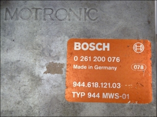 Motor-Steuergeraet Bosch 0261200076 944.618.121.03 Porsche 944 2.5