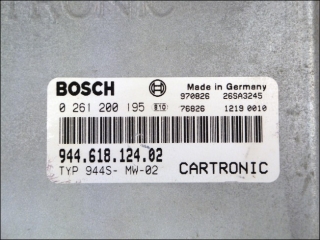 Engine control unit Bosch 0-261-200-195 944.618.124.02 Porsche 944 S2 3.0L