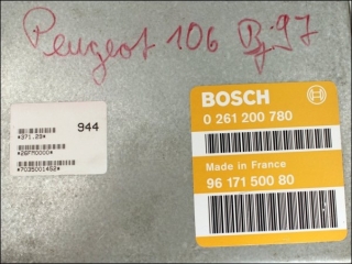 Motor-Steuergeraet  Bosch 0261200780 9617150080 Citroen AX Peugeot 106 205