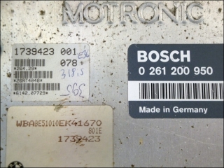 Engine control unit Bosch 0-261-200-950 BMW 1739423 12-14-1-739-423 26RT4048