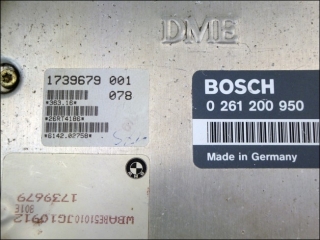 Engine control unit Bosch 0-261-200-950 BMW 1739679 12-14-1-739-679 26RT4186
