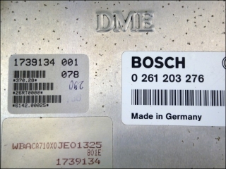 Engine control unit Bosch 0-261-203-276 1-739-134 26RT0000 BMW E36 316i