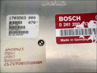 Engine control unit DME Bosch 0-261-200-413 BMW 1-703-563 1-748-107 1-740-249