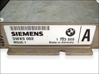 Motor-Steuergeraet DME Siemens 5WK9002 BMW 1703808 1748120 1703962 MS40.1 A