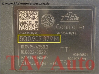 New! ABS Hydraulic unit VW 5Q0-614-517-L 5Q0-907-379-M Ate 10022004084 10091543583 10062235291