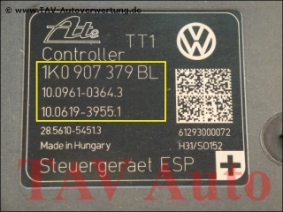 New! ABS Hydraulic unit VW 1K0-614-517-DP 1K0-907-379-BL Ate 10021207014 10096103643 10061939551 28561054513