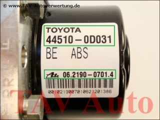 New! ABS Hydraulic unit 445100D031 895410D040 Ate 06219007014 06210907463 Toyota Yaris