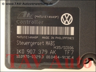 Neu! ABS Pumpe VW 1K0-614-117-T 1K0-907-379-AK Ate 10.0207-0228.4 10.0970-0329.3