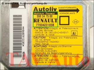Air Bag control unit 7700-423-185-B Autoliv 550-34-75-00 AI Renault Megane
