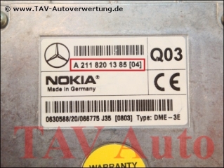Neu! Steuergeraet Handy (Interface) Mercedes-Benz A 2118201385[04] Q03 Nokia DME-3E