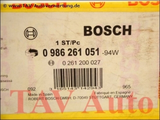 Neu! DME Motor-Steuergeraet Bosch 0261200027 0986261051 BMW 12141708643 26RT3962