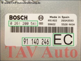 Neu! Motor-Steuergeraet Bosch 0261200541 Opel GM 91140246 EC (0-261-200-540)