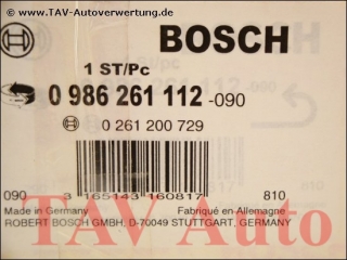Neu! Motor-Steuergeraet Bosch 0261200729 0986261112 Fiat 00464699660 Citroen Peugeot