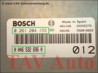New! Engine control unit Bosch 0-261-204-159 0-046-532-696-0 46532696 Fiat Punto GT