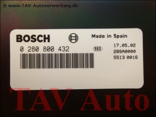 Neu! Motor-Steuergeraet Bosch 0280800432 Mercedes A 0115454632