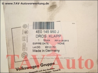 Neu! Drosselklappe Audi VW 4E0145950J A2C30247400