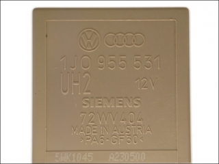 Relais Nr.192 VW 1J0955531 Siemens 72WV404 5WK1045 Wisch-Wasch-Intervallautomatic