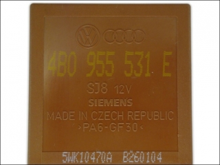 Relais Nr.603 VW 4B0955531E Siemens 5WK10470A Wisch-Wasch-Intervallautomatik