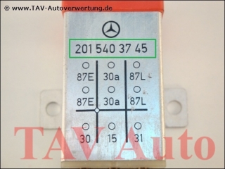 Relay overload protector A 201-540-37-45 Siemens 5WK1-762 10A/12V Mercedes-Benz