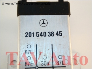 Relay overload protector Mercedes A 201-540-38-45 Siemens 72UD402 10A/12V