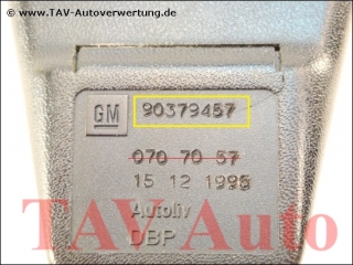 Seat belt lock with tensioner F.L. GM 90-379-457 90-487-596 1-97-416 Opel Omega-B