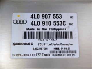 Steuergeraet Niveauregelung Audi Q7 4L0907553 4L0910553C C3222157066 15.1528-0096.2