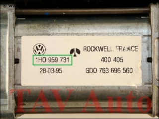 Sun roof motor VW 1H0-959-731 Rockwell 400-405 GDO 763-696-560