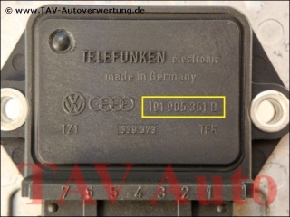 Schaltgeraet Audi Seat VW 191905351B Telefunken electronic TZ1/TSZ