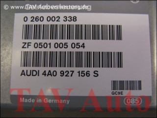 Getriebesteuerung Audi A6 4A0927156S Bosch 0260002338 ZF 0501005054