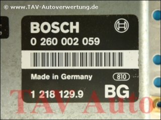 Getriebesteuerung BMW 1218129.9 BG Bosch 0260002059 E30 325i