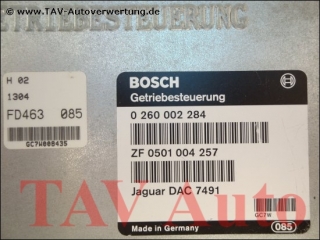Getriebesteuerung Jaguar DAC7491 Bosch 0260002284 ZF 0501004257