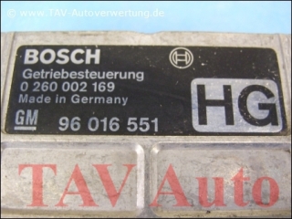 Getriebesteuerung Opel GM 96016551 HG Bosch 0260002169 Omega-A Senator-B
