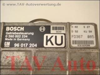 Transmission control unit Opel GM 96-017-204 KU Bosch 0-260-002-234 Omega-A
